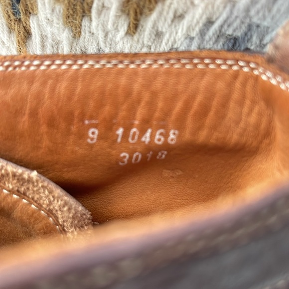 John Varvatos leather lace up boots 9 (run full size larger- 10) Worn 2 times - Picture 12 of 16